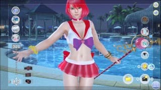 死或生 Xtreme Venus Vacation Tamaki Sailor Scout 制服 Nude Mod 粉丝服务 欣赏