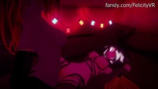 Horny Succubus Catgirl gets fucked for Halloween~ | ERP Halloween VRC Vrchat