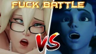 [PMV]WIDOWMAKER VS MERCY - FUCK BATTLE - 朗杜杜媒体