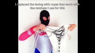 Self bondage armbinder tutorial