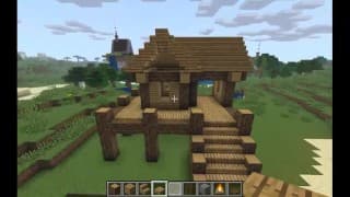 如何在Minecraft中建造湖畔别墅（教程）