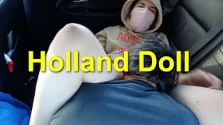 108 Holland Doll - Duke Eats and Pounds Teen （18+） to a Creampie in the Car （差点被抓住）