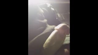 Outside jerking off