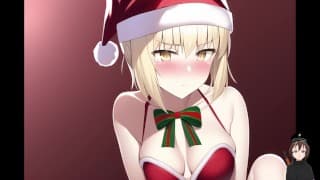 hot blond padoru christmas hentai compilation