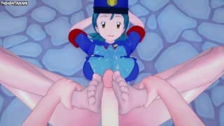 Hentai POV Feet 口袋妖怪军官珍妮