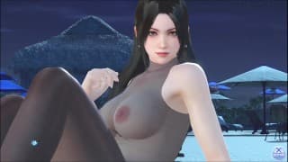 Dead or Alive Xtreme Venus Vacation Mai Shiranui Yom Office Wear Nude Mod Fanservice Appreciation.