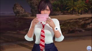 Dead or Alive Xtreme Venus Vacation Nagisa 情人节姿势卡 粉丝服务 感谢