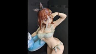 ライザ水着フィギュアぶっかけ