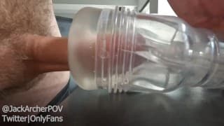 Closeup Fleshlight Creampie