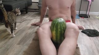 Watermelon crushing