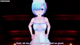 Rem Re：Zero Feet Hentai POV