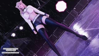 [MMD] 太阳能 - 吐出来 阿狸 伊芙琳 塞拉芬 性感 Kpop 舞蹈 4K 英雄联盟 KDA