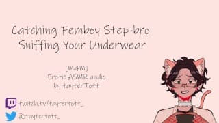 捕捉 Femboy 继兄弟嗅你的内衣 ||[Yaoi ASMR][M4M系列]色情 ASMR 音频