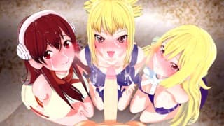 POUNDING KOHAKU, RURI & YUZUHIRA FROM DR STONE 🥵 UNCENSORED HENTAI COMPILATION