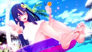 与星野😘爱在海滩上做爱 OSHI NO KO HENTAI