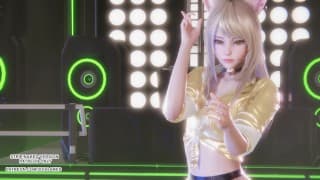 [MMD] T-ARA - 无糖阿狸 Seraphine Akali 性感热辣 Kpop 舞蹈英雄联盟 4K 未经审查