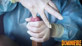 Finger Sounding & Edging by Sadistic Nurse DominaFire（虐待狂护士DominaFire的手指发声和边缘）