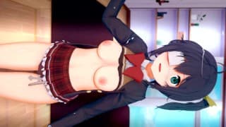 RIKKA TAKANASHI FIRST TIME ANAL SEX 🥵 CHUUNIBYOU HENTAI