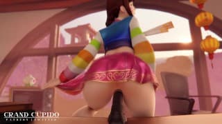 Dva Riding Dildo [Grand Cupido]（守望先锋）