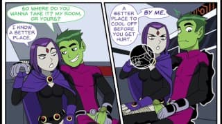 Teen Titans Emotobat Sickness 第 4 部分 - 三人行罗宾与 Vin 和 Starfire