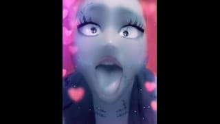 乞求公鸡：我有史以来最好的 Ahegao！莎莉过滤器很到位。