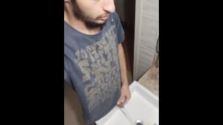 Dude pissing