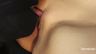 خودم که دارم حرف سکسی میزنم.اونم یه جوری کسمو خورد که کامل ارضا شدم.Pussy Licking