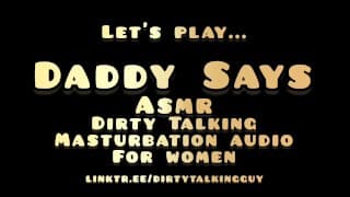 爸爸说 - 肮脏的说话 ASMR 女性手淫指南