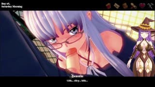 在《堕落的王国》中救了她一命后，家庭主妇的口交 / Part 24 / VTuber