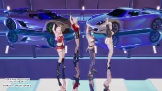 [MMD] BlackPink - 关闭 Ahri Seraphine Kaisa Evelynn 性感 Kpop 舞蹈英雄联盟 KDA