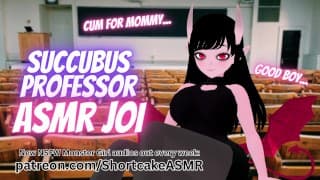 JOI ASMR：Dommy Mommy Succubus 教授教你一课 |赞美，好孩子，戏弄