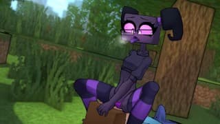 Minecraft Hentai 角质工艺 - 第 15 部分 - Ender Girl Pussy Tease By LoveSkySan69