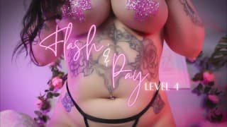 Flash 和 Pay Level 4 - FINDOM FEMDOM FINANCIAL DOMINATION JOI GAMES GOONING