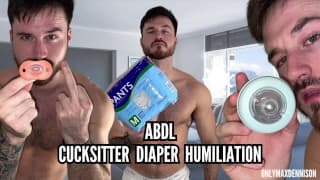 ABDL - cucksitter 尿布羞辱