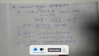 Compound Angles Math Slove，作者：Bikash Educare 第 27 集