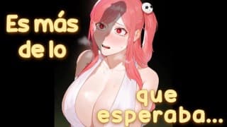 ALUMNA TIERNA CHUPA EL PENE CALIENTE DEL PROFESOR... asmr español anime