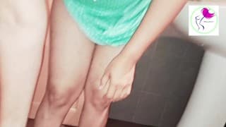 කොල්ලාට පෙන්න චුච්චු දැම්මා, asian girl , big ass ,nice pussy ,pissing ,bathroom ,Hot asian girl ...