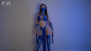 Kitana cosplay by Chloe Wildd