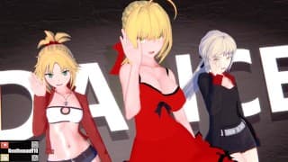 【KKS／MMD】【I'm ill】 モードレッド ネロ・クラウディウス セイバーオルタ【Fate/Grand Order】