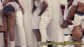  වසරෙ කපල් එක ඉස්කෝලෙ නැටුම් කාමරේ.. 😱 | Sri Lankan Collage Couple Rough Fuck In The Dancing Room