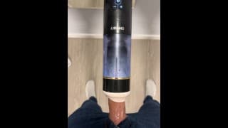 Gettin 被免提 fleshlight 挤奶