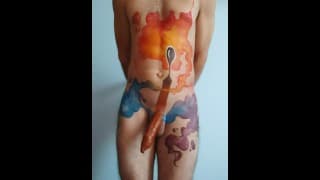 auto-BodyPainting fiammifero in fiamme 🔥