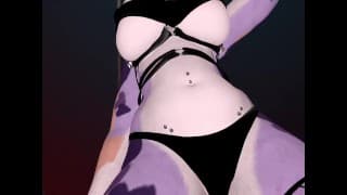 Sexy furry girl dancing & twerking (VR Vtuber)