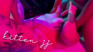 KittenJJ Gangbang Fun，关于我的 FANSLY KittenJJ 的更多内容，Pussy Pounding Fun，气密