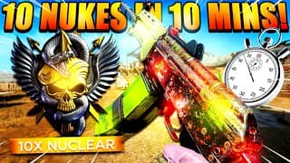 10 分钟内 10 枚核弹！ ☢️ （使命召唤 CRAZY FAST Nukes）