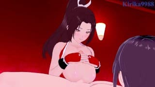 Mai Shiranui 和我在一家情趣旅馆里发生了激烈的性关系。- Garou Densetsu 2 无尽