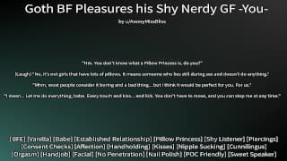 [M4楼]Goth BF Pleasures his Nerdy GF -You- - 女性色情音频