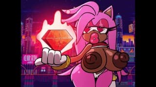 艾米·罗斯（Amy Rose）和蝙蝠胭脂（Rouge）的傻瓜