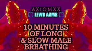 ASMR 男性重度感性呼吸：高潮 10 分钟