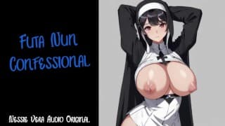 Futa Nun Confessional Booth Glory Hole Blowjob （预览）